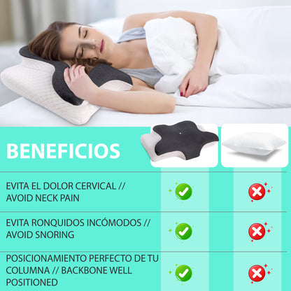 ALMOHADA CERVICAL ORTOPÉDICA - 60x40x12 -
