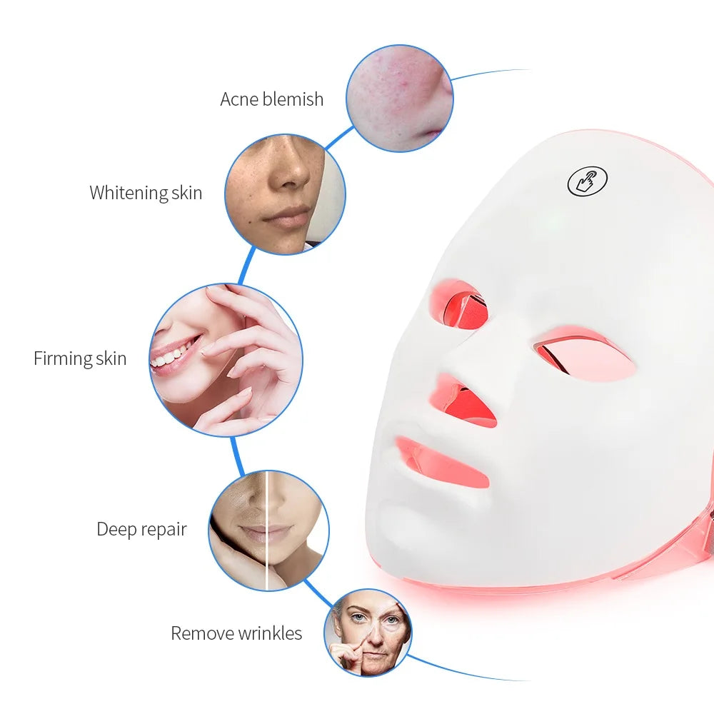 RECHARGABLE FACIAL BEAUTY LED MASK