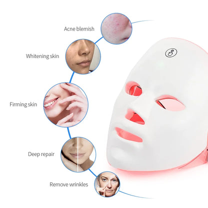 RECHARGABLE FACIAL BEAUTY LED MASK