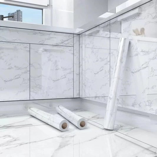 VINILO EFECTO MARMOL PARA COCINA