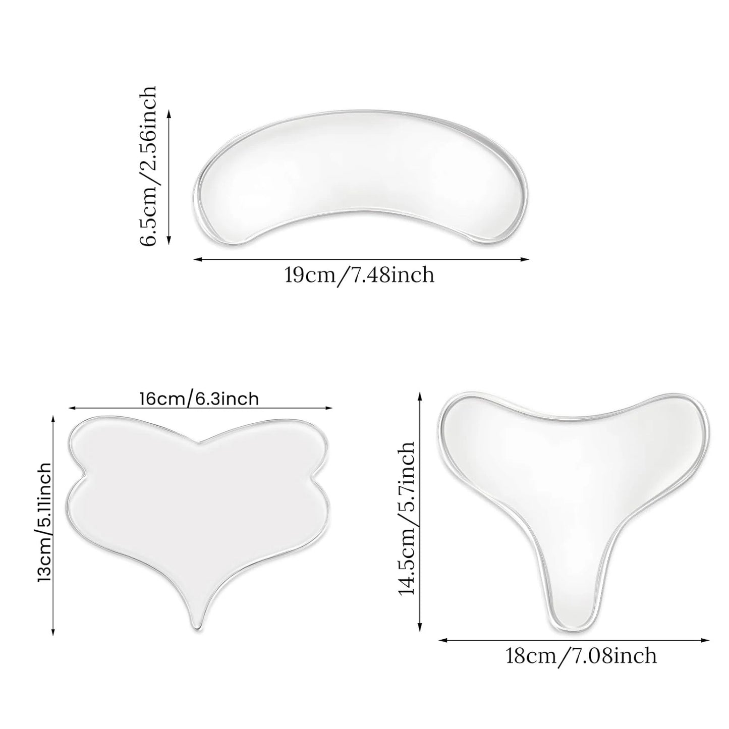 REUSABLE T ANTI WRINKLE CHEST PAD
