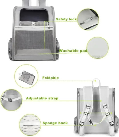 MOCHILA TRANSPORTIN PERROS Y GATOS