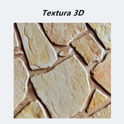 VINILO DE PARED 3D EFECTO PIEDRA
