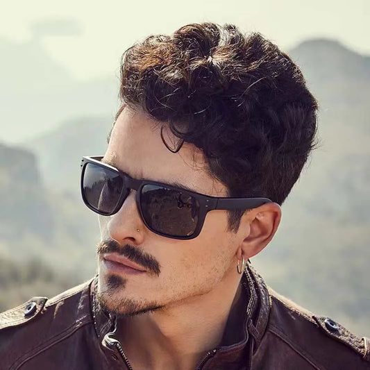 FASHION VINTAGE SQUARE POLARIZED SUNGLASSES