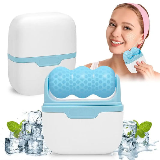 DOUBLE HEADED FACIAL ICE ROLLER