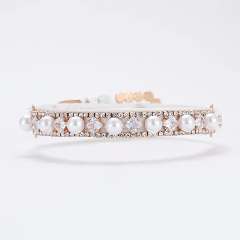 LUXURY RHINESTONE PUPPY COLLAR