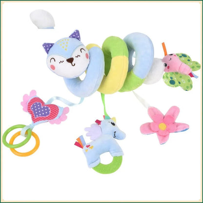 ESPIRAL DE PELUCHE COLGANTE