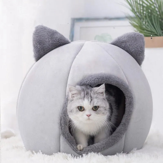 CASA PARA GATOS Y PERROS FELPA