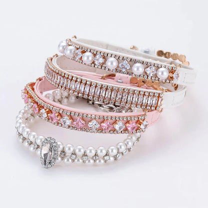 LUXURY RHINESTONE PUPPY COLLAR