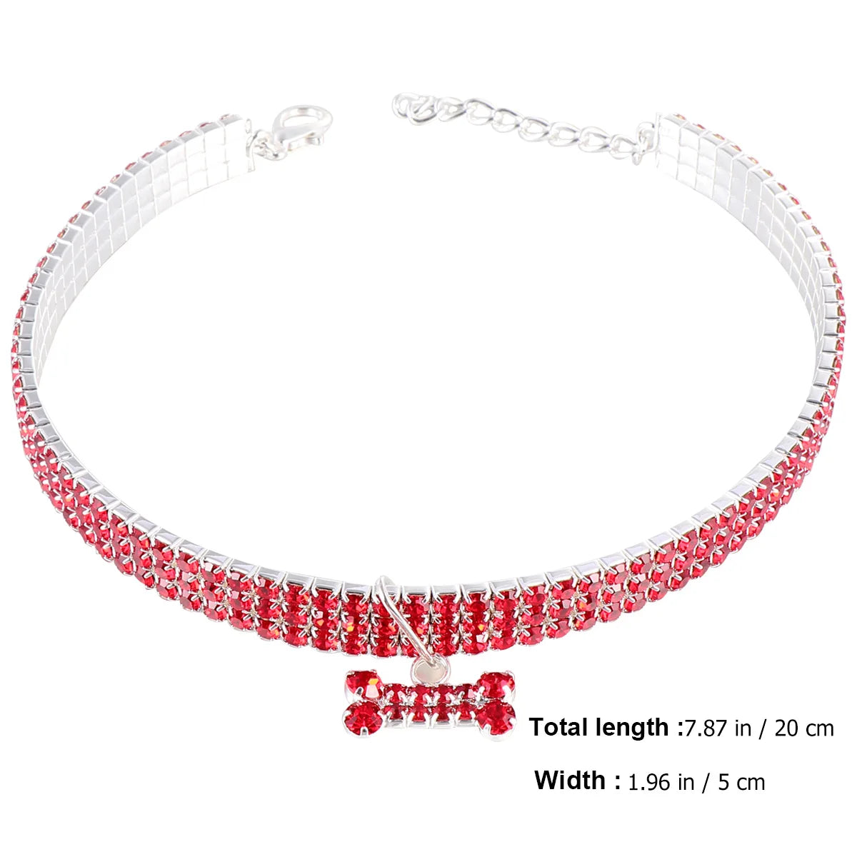 RHINESTONE PET COLAR CHAIN