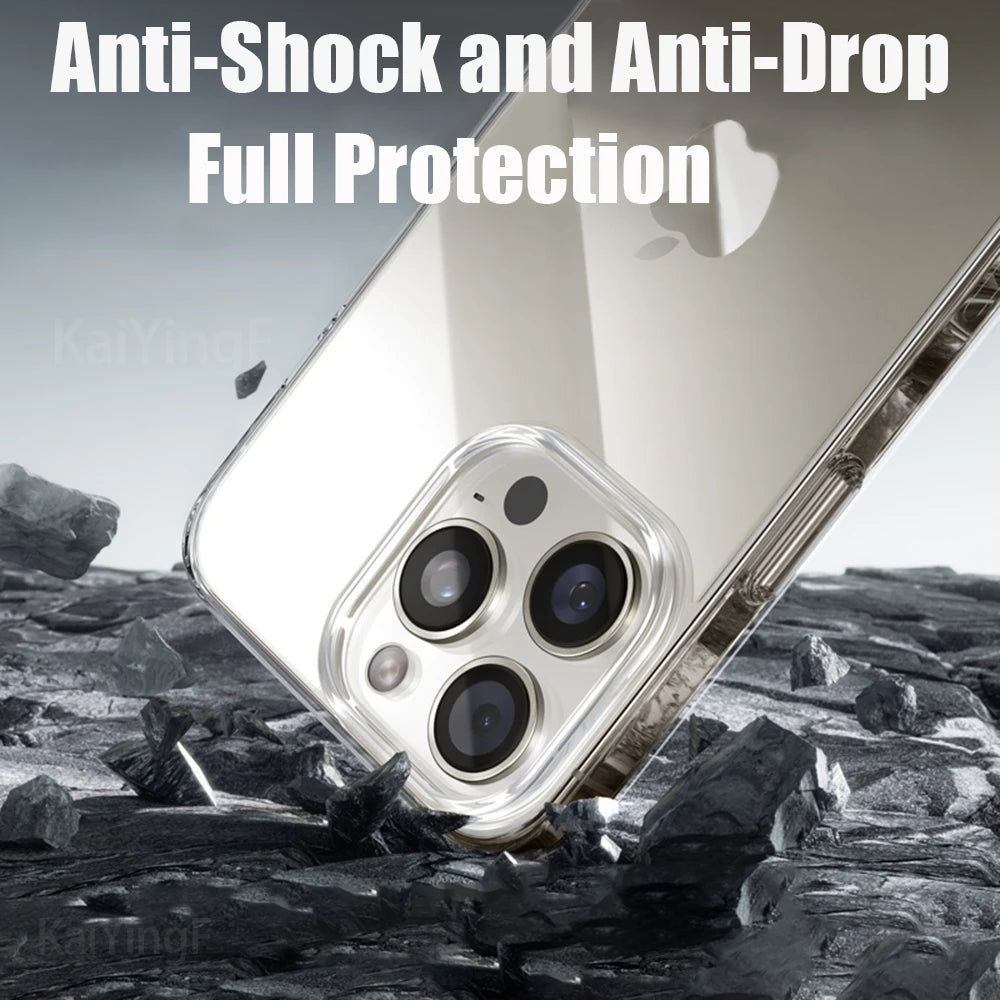 LUXURY TRANSPARENT IPHONE CASE