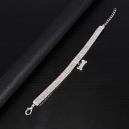 RHINESTONE PET COLAR CHAIN