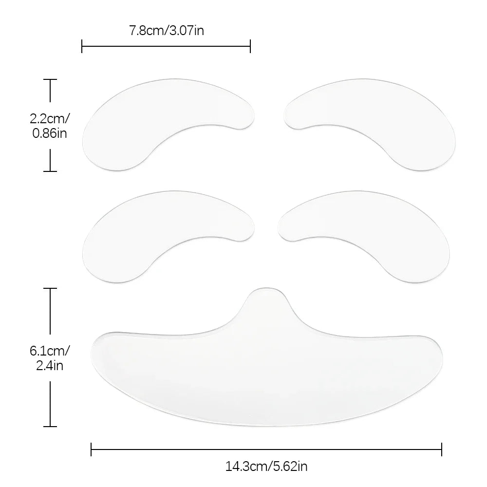 5Pcs REUSABLE SILICONE PATCHES ANTI RIMPEI PADS