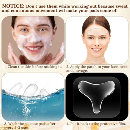 REUSABLE T ANTI WRINKLE CHEST PAD