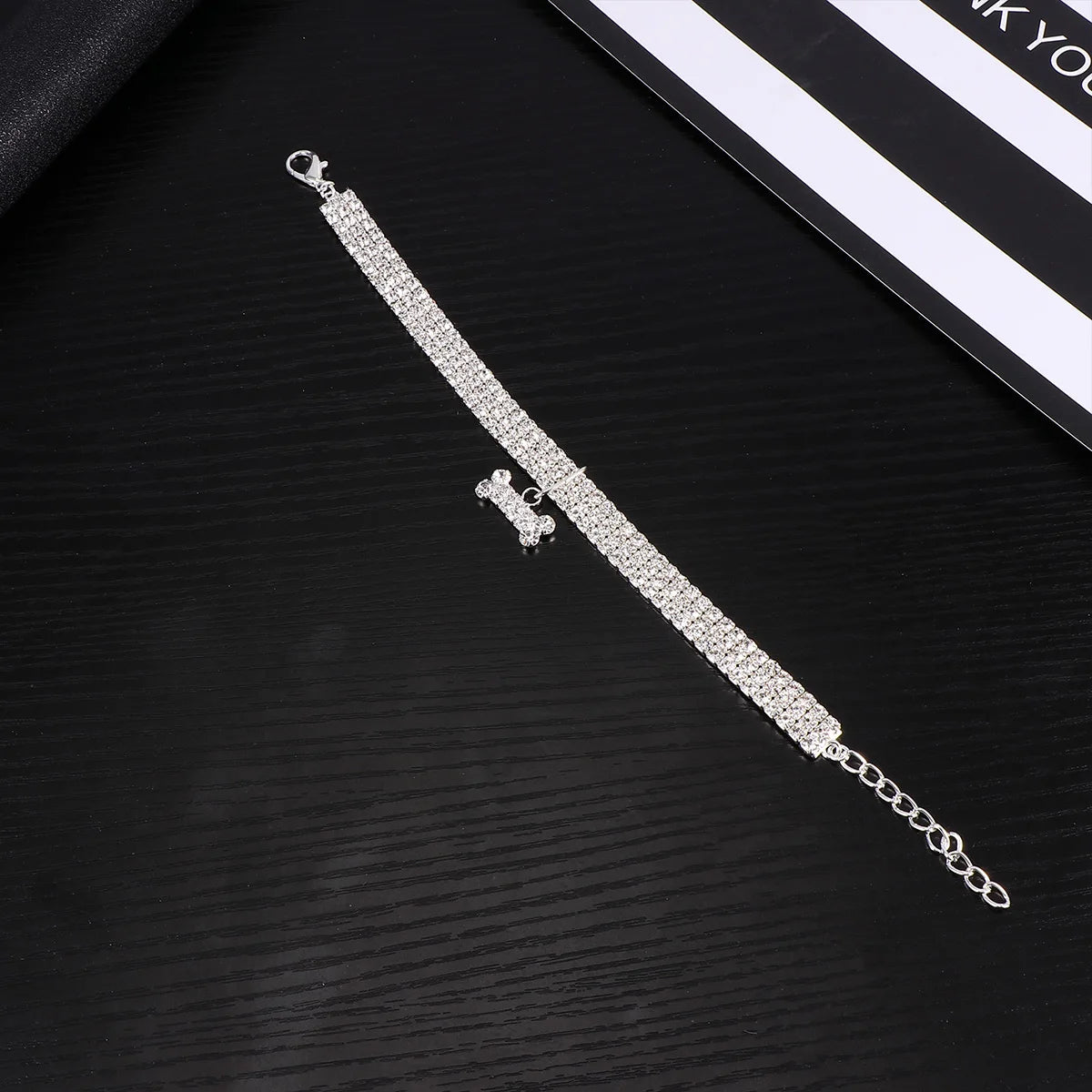RHINESTONE PET COLAR CHAIN