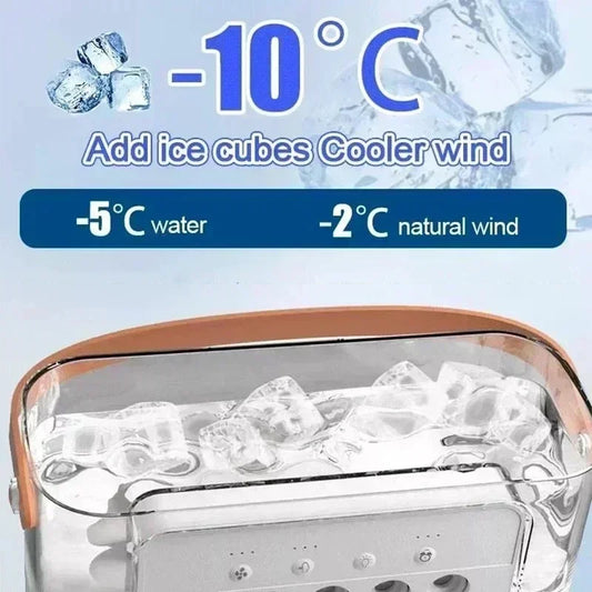 MINI AIRE ACONDICIONADO VENTILADOR DE HIELO 3 EN 1