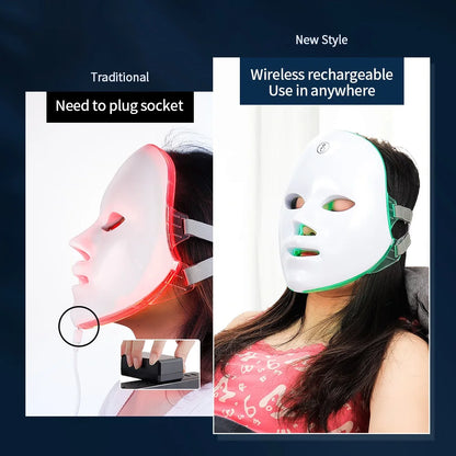 RECHARGABLE FACIAL BEAUTY LED MASK