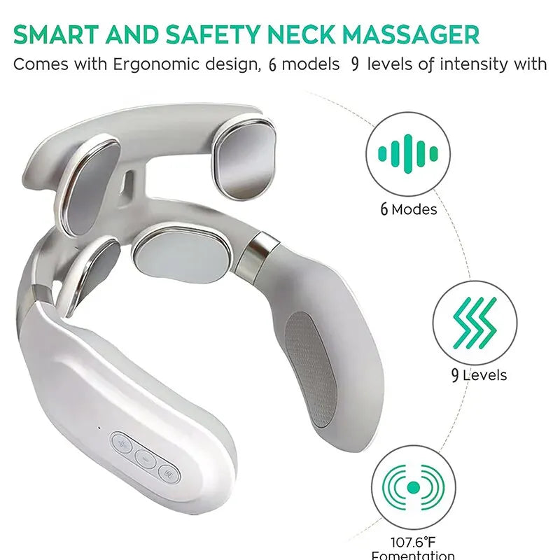 NECK MASSAGE MACHINE 4 HEAD
