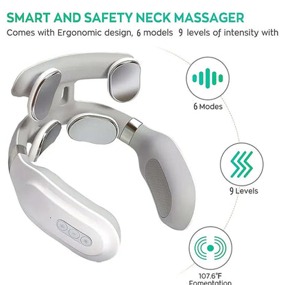 NECK MASSAGE MACHINE 4 HEAD