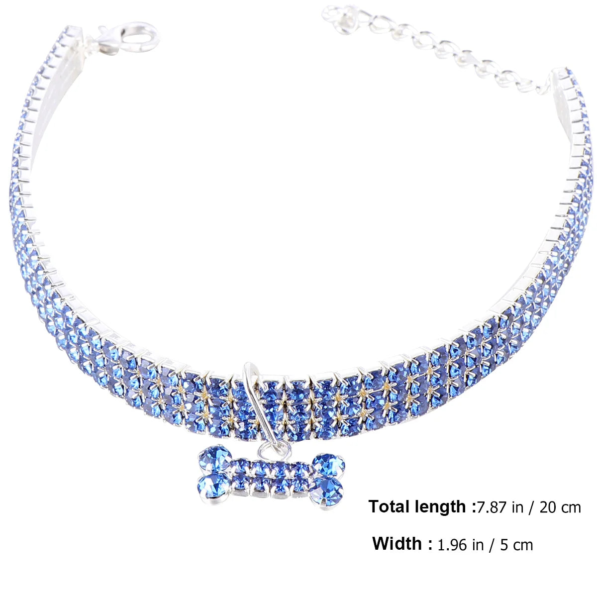 RHINESTONE PET COLAR CHAIN