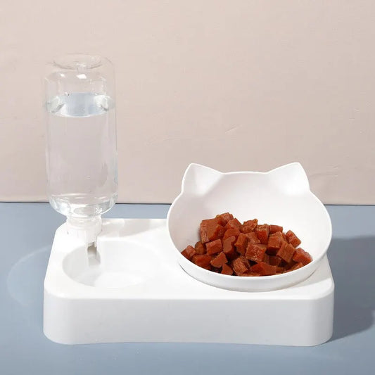 Tilted Elevated Cat Bowl