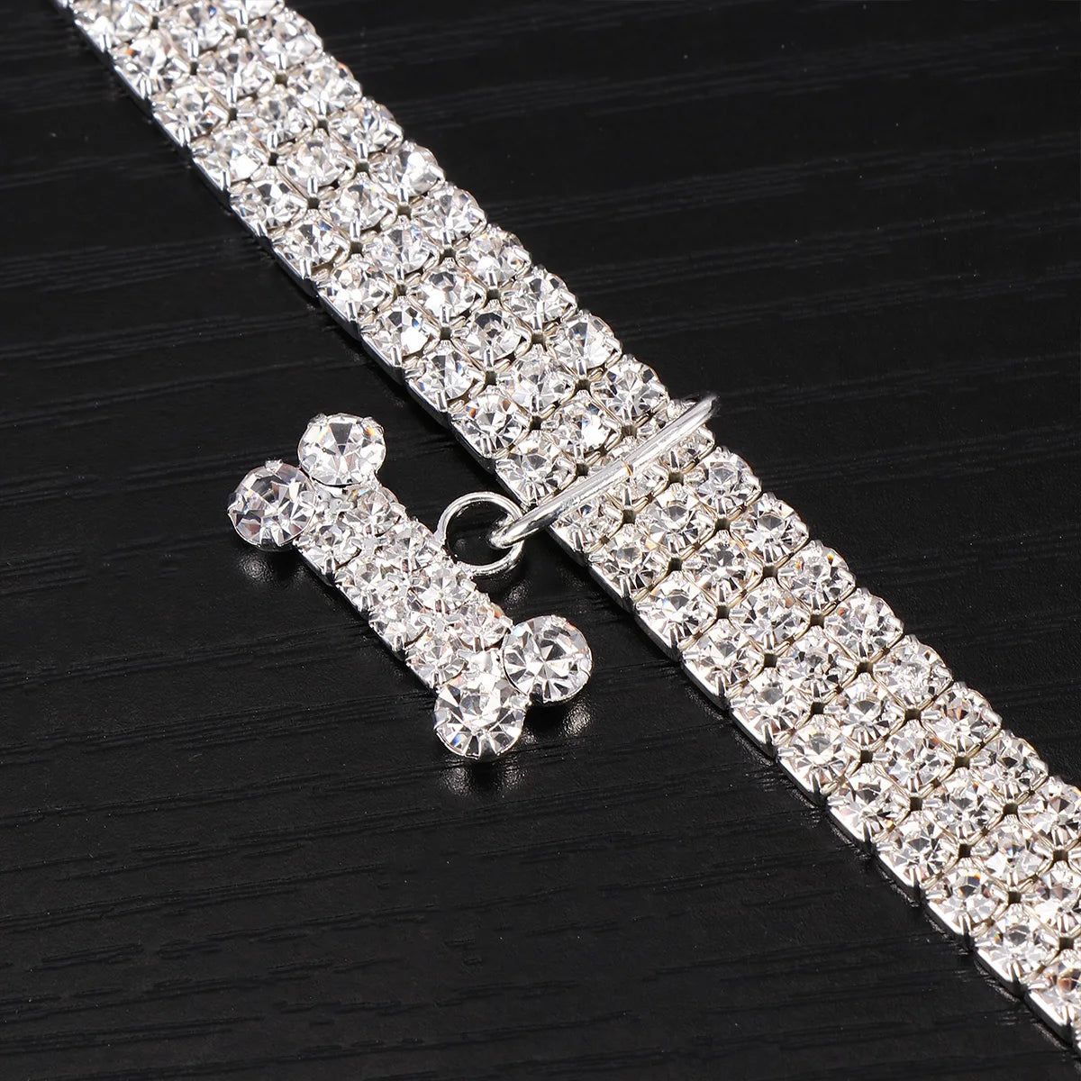 RHINESTONE PET COLAR CHAIN