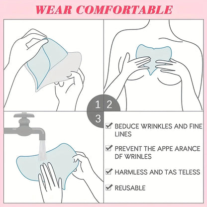 REUSABLE T ANTI WRINKLE CHEST PAD
