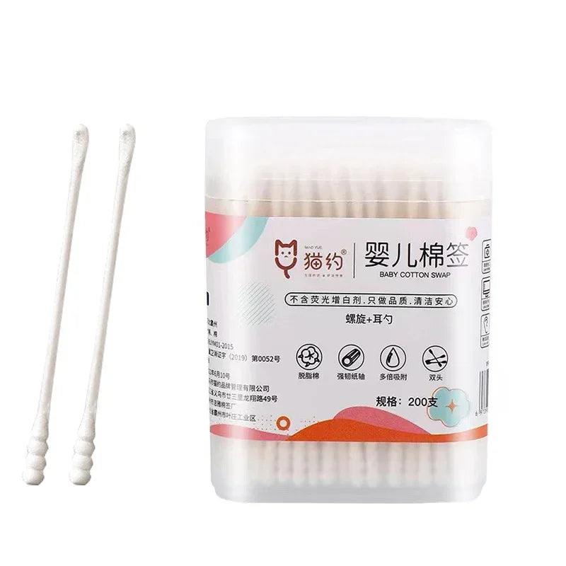 200pcs CLEANING COTTON SWABS