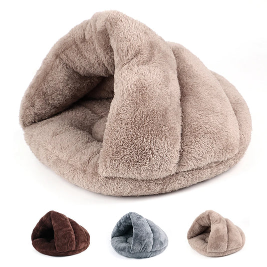 CAMA DE FELPA PARA PERROS Y GATOS ANTIESTRÉS