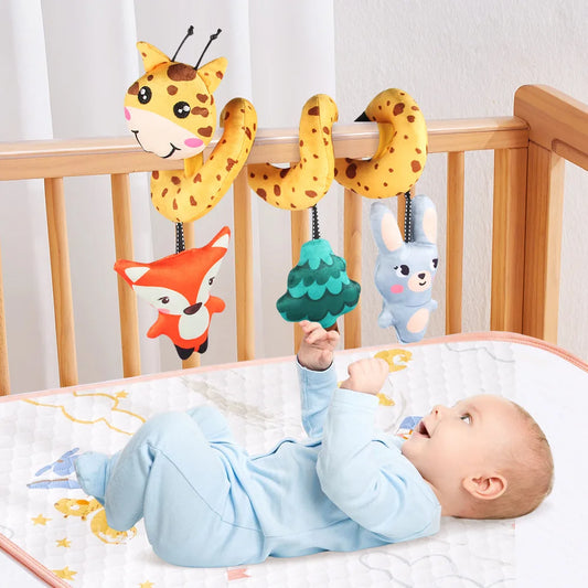 ESPIRAL DE PELUCHE COLGANTE