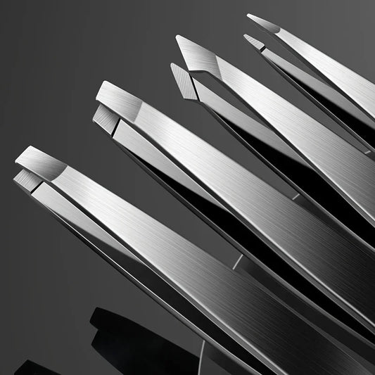4PCS PROFESSIONAL TWEEZERS SET