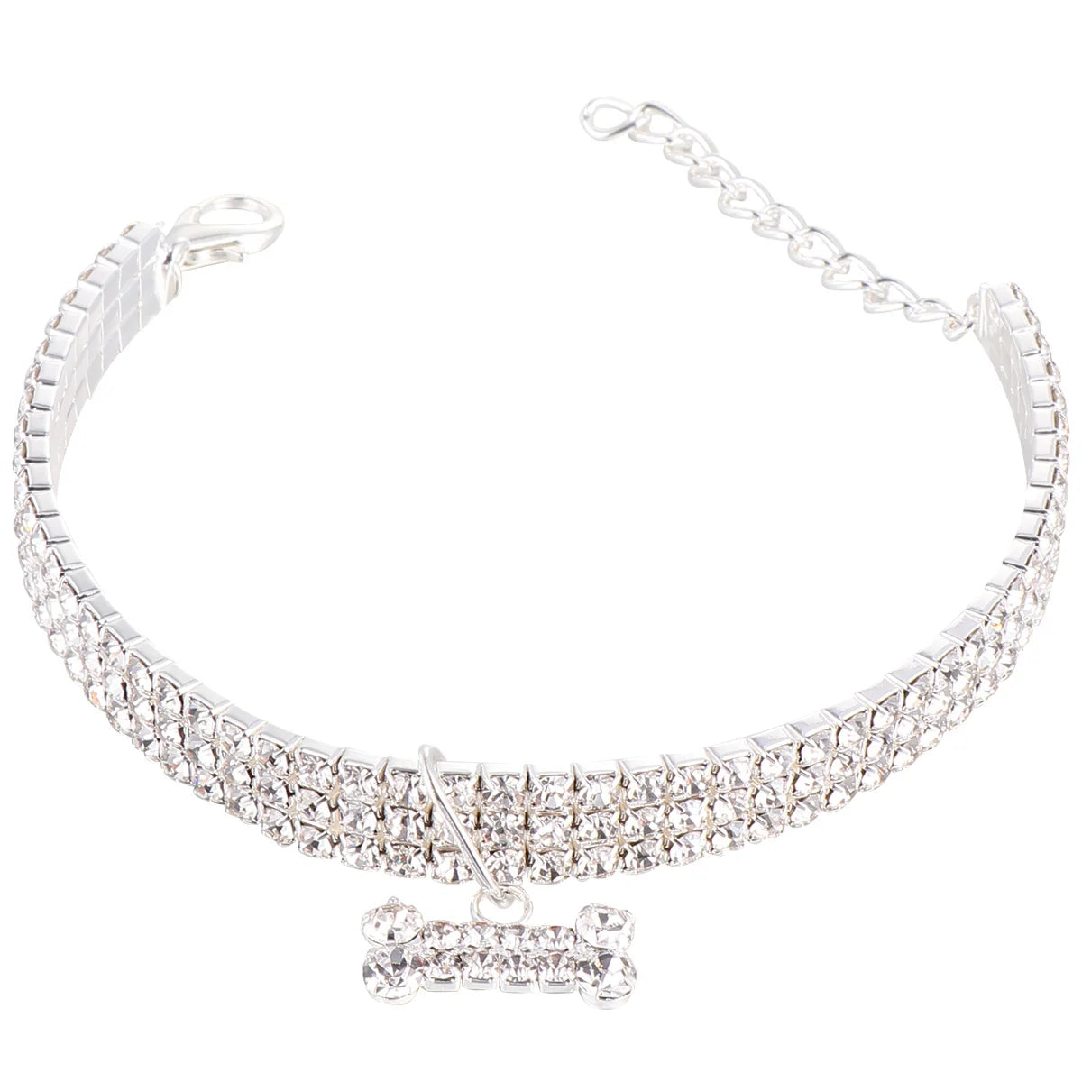 RHINESTONE PET COLAR CHAIN