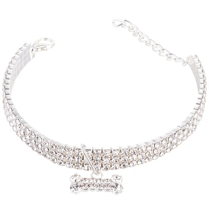 RHINESTONE PET COLAR CHAIN