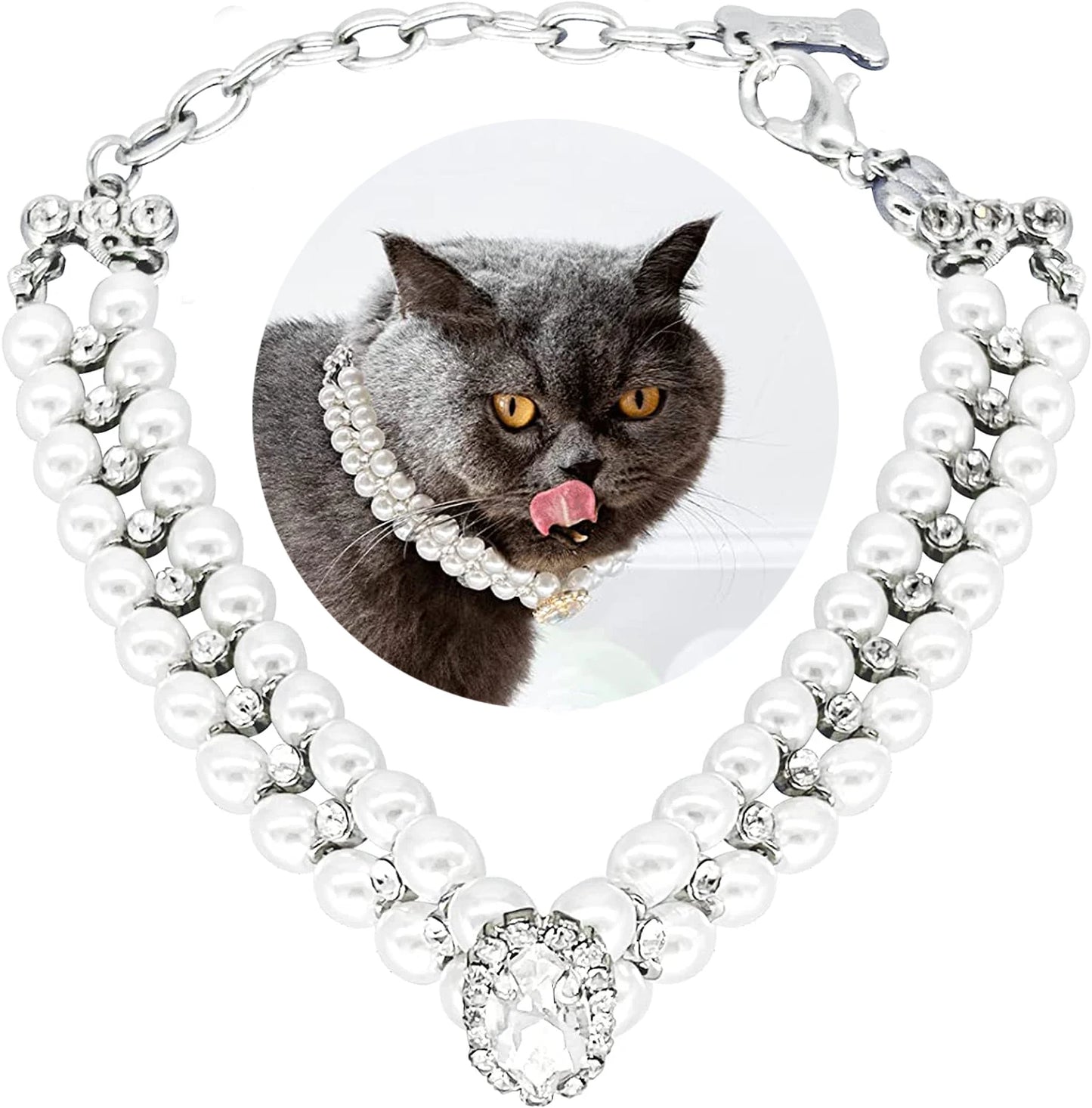 LUXURY RHINESTONE PUPPY COLLAR