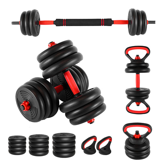 ADJUSTABLE DUMBBEL SET 44LBS