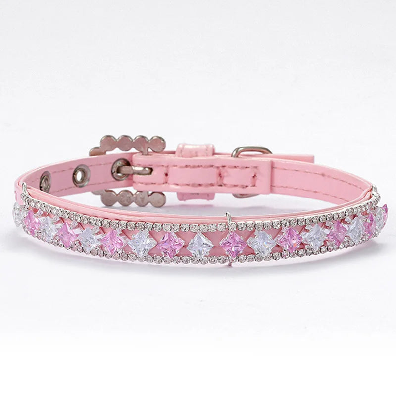 LUXURY RHINESTONE PUPPY COLLAR