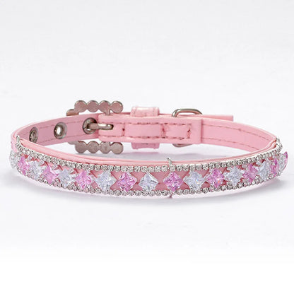 LUXURY RHINESTONE PUPPY COLLAR