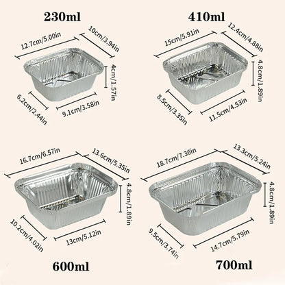 BANDEJAS DE ALUMINIO DESECHABLES