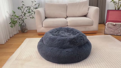 ANTI-STRESS DONUT DOG BED