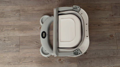 BAÑERA PLEGABLE BEBE - TERMOMETRO, PILAS Y ASIENTO BAÑO BEBE INCLUIDO